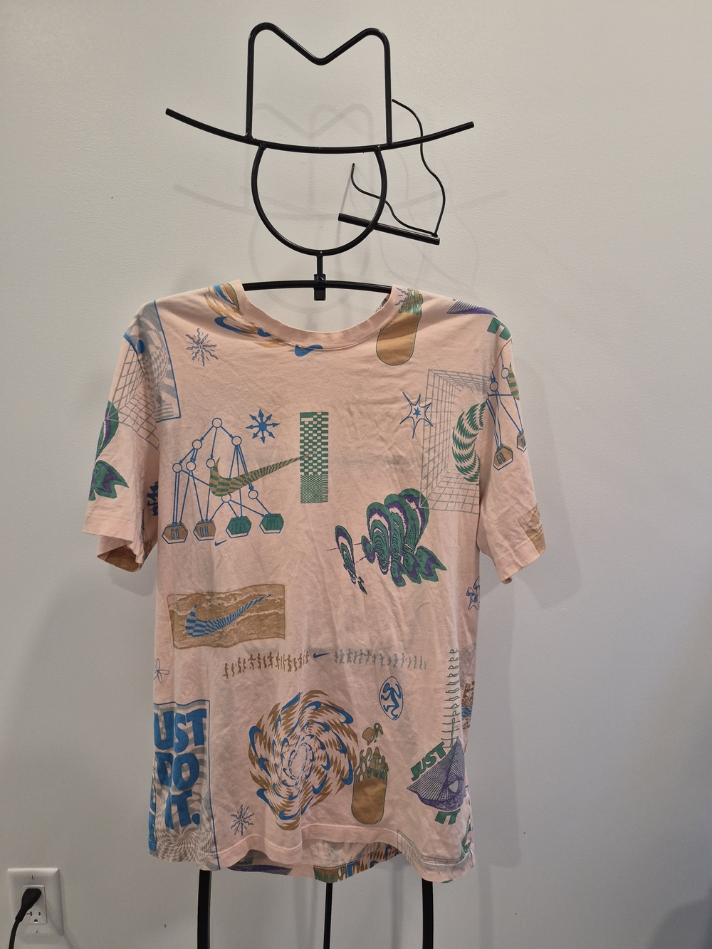 Nike Festival All Over Pink Graphic Shirt